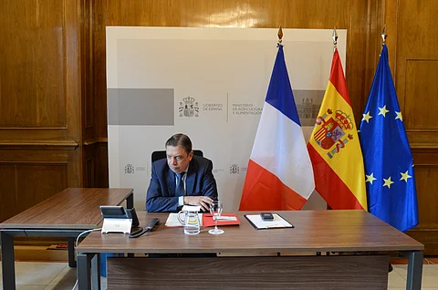 The Spanish Minister of Agriculture, Fisheries, and Food, Luis Planas.