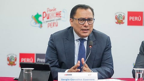 Sergio González Guerrero, Peru's Minister of Production.
