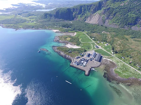 The smolt facility is in Vestbygda, Nordland, Norway.