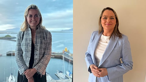 Christine Iversen (left) and Gudfinna Traustadottir (right).