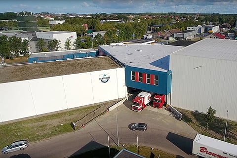 Van der Lee Seafish's cold storage warehouse.