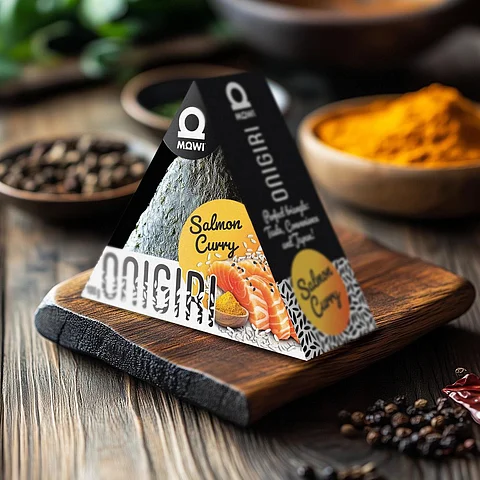 Mowi's onigiri salmon curry.