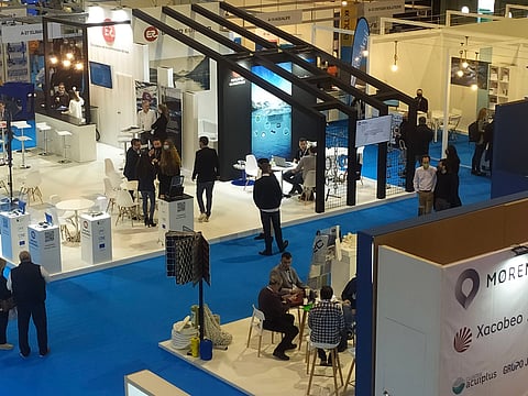 Visitors at a previous edition of AquaFuture Spain.
