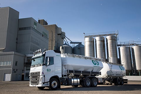 Fóðurblandan's production facility in Reykjavik, Iceland.