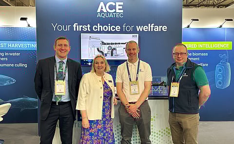 Ace Aquatec and Aquascot teams at Seafood Global Expo Barcelona 2025.