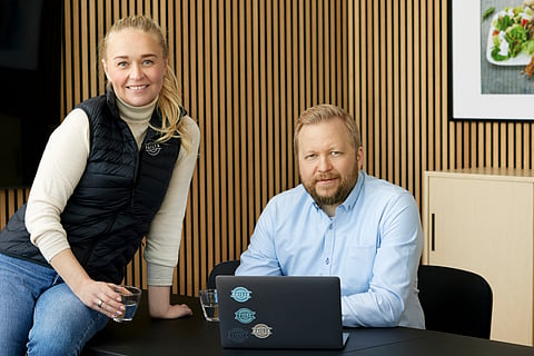Hailia co-founders, CEO Michaela Lindström and CTO Otto Kaukonen.