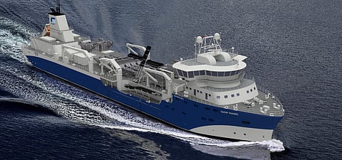 Illustration of Frøy's new wellboat.