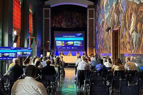 The Spanish Director General for Fisheries Management and Aquaculture at the opening of the EMFAF Monitoring Committee.