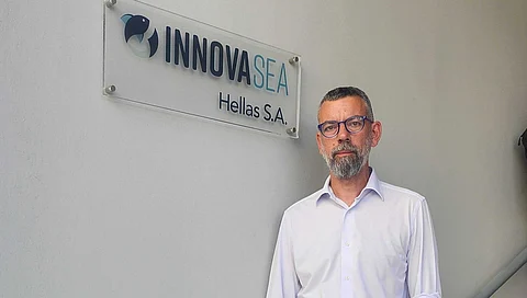 Andreas Mintsios, new MD for Innovasea in Greece. The aquaculture technology firm says the hire strengthens its presence in the strategically important Mediterranean region.