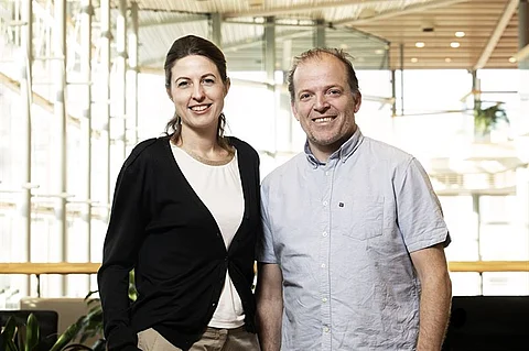 Big Akwa co-founders, Elena Petukhovskaya and Hugo Wikström.