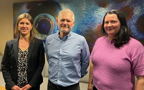 From the left: Viktorija Dorfan, Jon Crowther and Mette Remø.