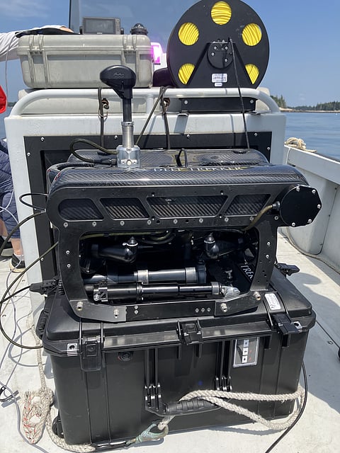 The Deep Trekker Pivot ROV, purchased with a grant from the Maine Aquaculture Innovation Center, has significantly streamlined DMR's evaluation of aquaculture lease applications.