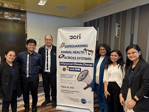 The forum on climate change and AMR in livestock and aquaculture held in Araneta City, Quezon City, was celebrated on the 28th August.