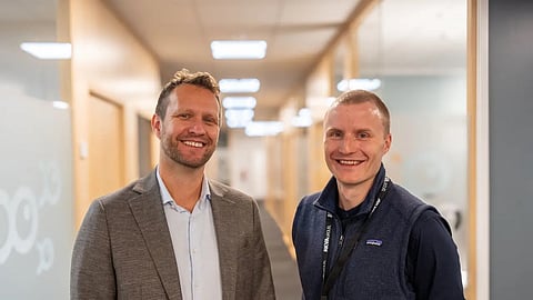 Arnstein Hosaas (CIO) and Erlend Gundersen Røed (COO) at AKVA Group in Klepp.