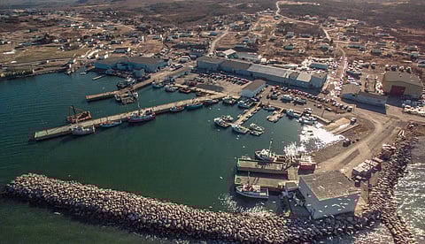 Quin-Sea Fisheries Ltd./Royal Greenland's plant in Old Perlican, Newfoundland, Canada.