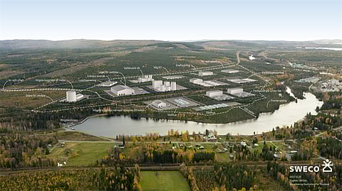Big Akwa's planned rainbow trout facilities in Alby Industrial Park, Ånge Municipality, Sweden.
