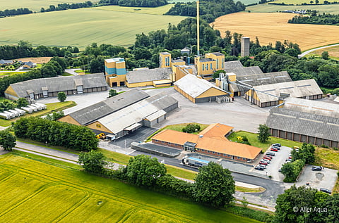 Aller Aqua's production facility and headquarters in Denmark.