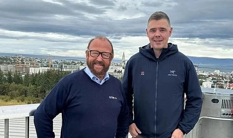 Carl Erik Arnesen, STIM CEO, and Bjarki Mar Johannsson, Stim Iceland's Customer Manager.