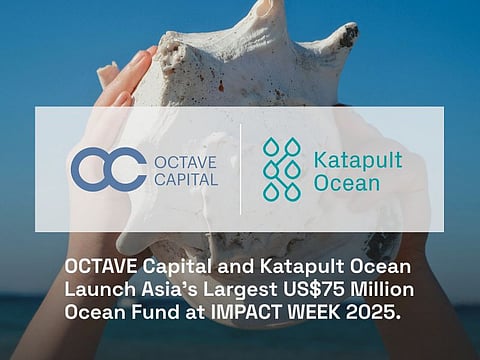 The new fund is described as the "first globally backed fund to bridge innovation and capital, accelerating Asia’s leadership in the blue economy."