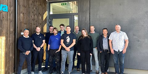 Photo from the OPTIFLEKK kick-off meeting at Akvaplan-niva's research station (FISK) outside Tromsø.