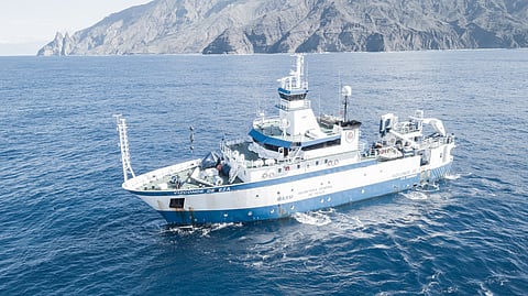 The campaign is being conducted aboard the Vizconde de Eza research vessel.