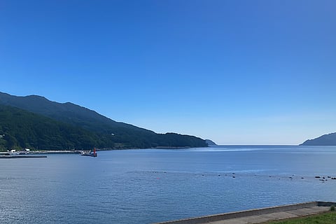 Okirai fishing area in Ōfunato.