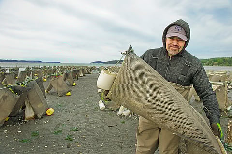 Aquaculture champion Kurt Grinnell.