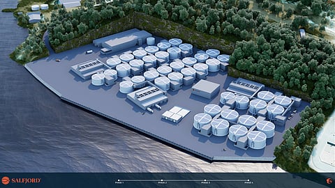 View of the 'Salfjord I – Tjeldbergodden' project.