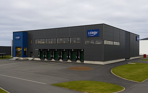 Lerøy Seafood will operate fish processing in the new logistics building.