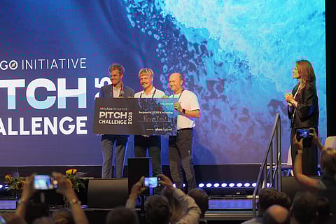 Winners of the Nordic Blue pitch challenge in 2025.