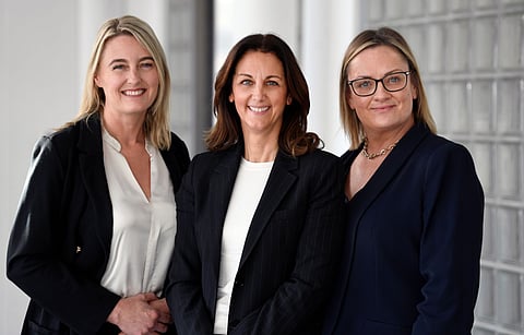 Sofina's new appointments, from left: Samantha Williams, Claire Moore, and Toni Jackson.