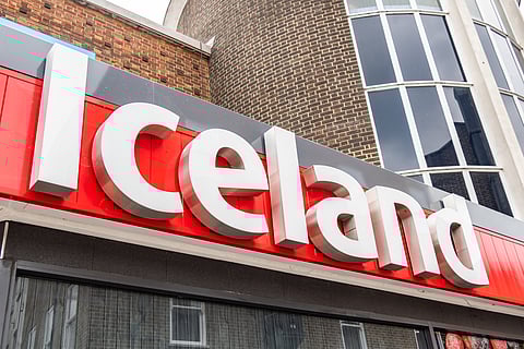 Iceland Foods shopfront.