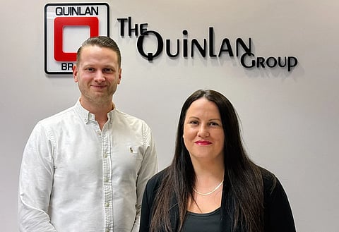 Viðar Engilbertsson, Director of Sales at Wisefish, and Candace Seymour, CFO at Quinlan Brothers.