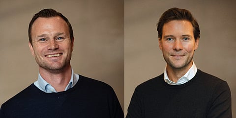 Simen Landmark (left) and Johan Kostveit (right).