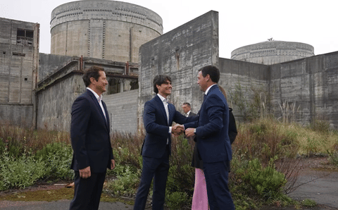 The former Lemoiz nuclear power plant is located on the coast of the province of Bizkaia.