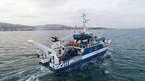 The Spanish fisheries and oceanographic research vessel Emma Bardán will map the seabed before and after trawling with both types of door.