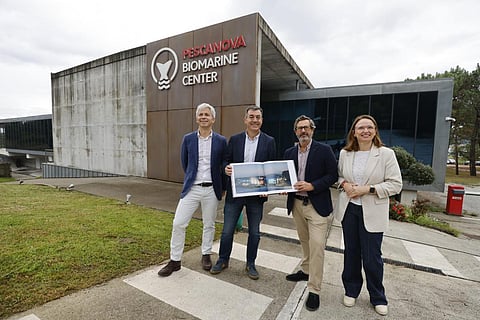 The project was presented during the visit to the facilities of the Nueva Pescanova Biomarine Center.