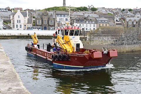 Scottish Sea Farms introduces a semi-hybrid power workboat