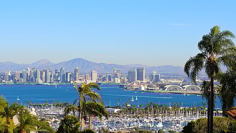 San Diego Harbor Skyline. Photo by: Adobe Stock.