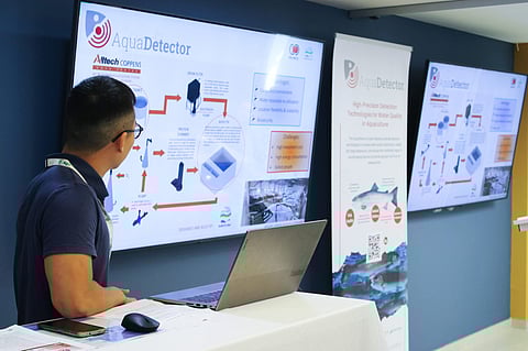 AquaDetector presentation. Photo by: AquaBioTech