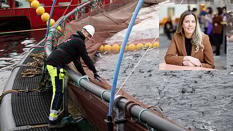 Jonas Bergman (Redox) and Sandra Lindstrom (Anylotech). Photo by: Endre Aaberg Johansen.