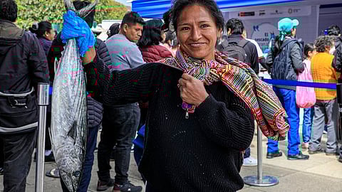 Peruvian woman. Photo by: PRODUCE.