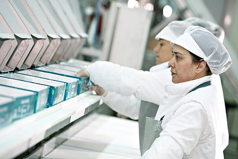 Working inside the factory at IS Ibérica's processing plant in Barcelona, Spain. Photo: Iceland Seafood International.