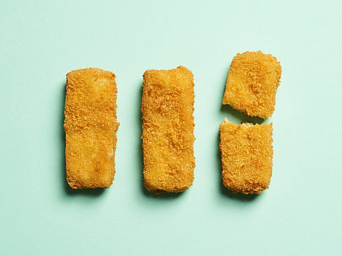 BLUU Seafood’s cultivated fish fingers made from trout cells 