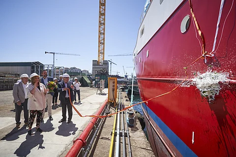 Eric Bruce II's christening in Vigo, Spain. Photo by: Cooke.