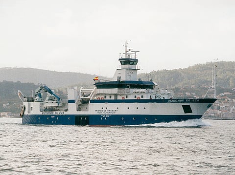 Vizconde de Eza vessel. Photo by: Spanish Ministry of Agriculture, Fisheries and Food.