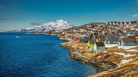 Nuuk, Greenland, location of Royal Greenland headquarters. Photo: Adobe Stock.