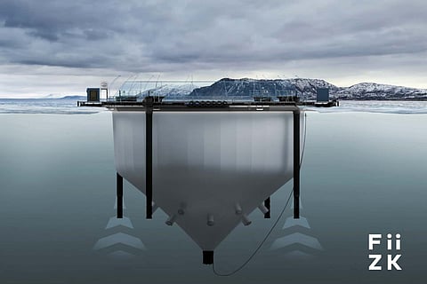 Loch Long Salmon's design for its semi-closed salmon farm. Photo: Loch Long Salmon.