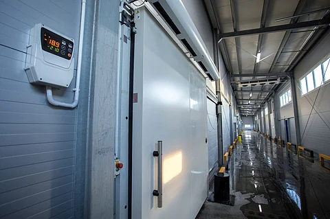 Large industrial freezers. Photo by: Adobe Stock.