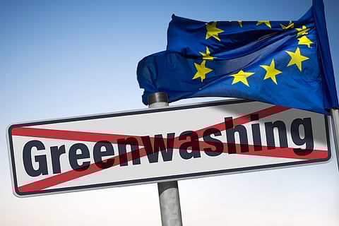 EU moves to ban "greenwashing" in proposed new rules announced this week. Photo: Adobe Stock.